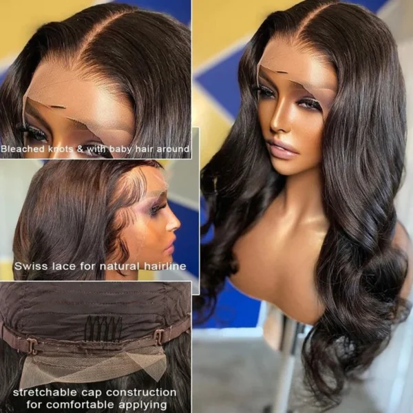 Malaysia Body Wave Transparent Wear To Go 13*5*2 T Lace Wig Human Hair Wigs On Sale Clearance Lace Front Wig For Women - Image 3